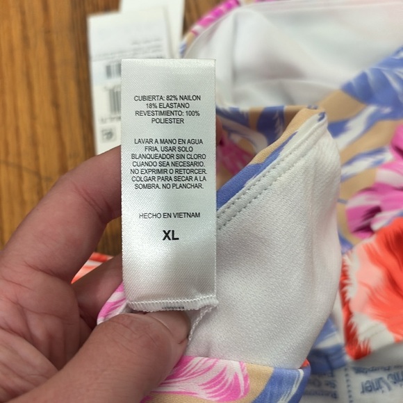 Salt + Cove Women's Juniors' Hot Hibiscus Printed High-Waist Bottoms NwT - Picture 6 of 7